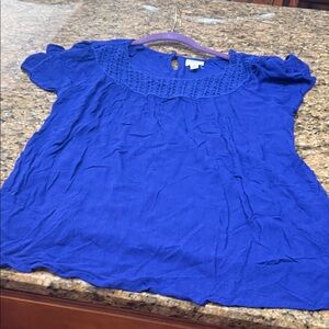 St. John's Bay Royal Blue Blouse